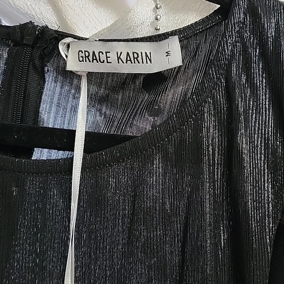 Grace karin dresses casual color black size M New elegant - Picture 6 of 15